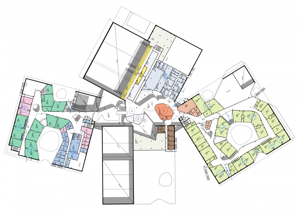 Kastelli. Colored plans 2