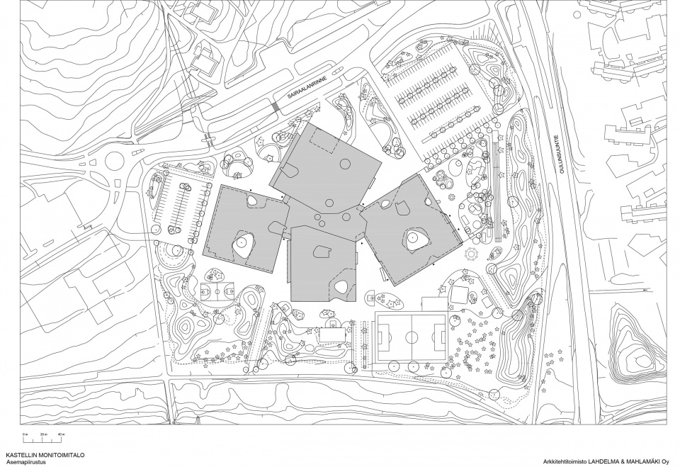 Kastelli. Site plan 1 2000