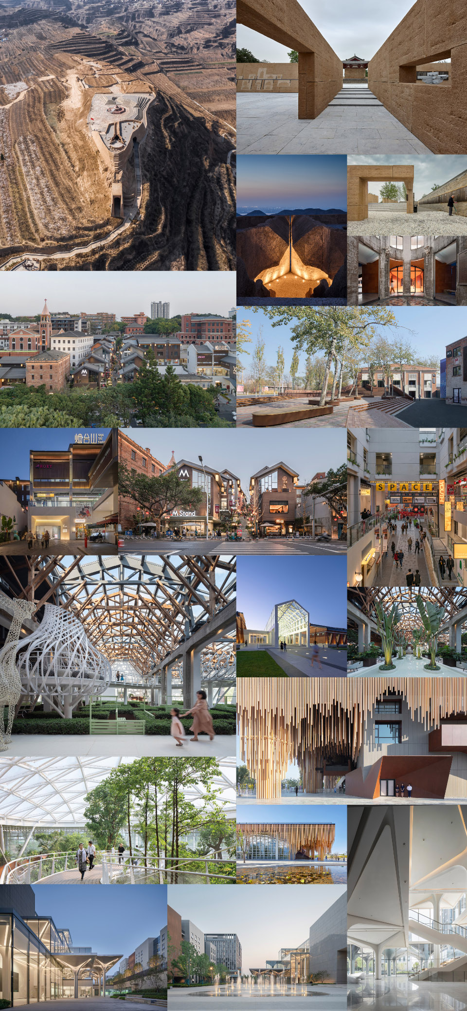 Part of the projects by URBANUS Beijing Studio 1