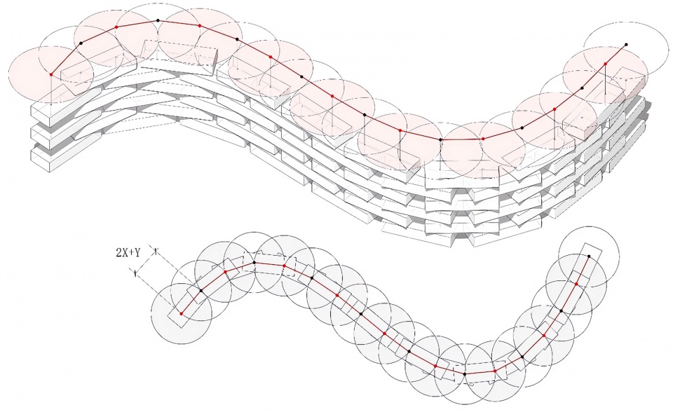 image36 弧形玻璃砖幕墙曲玻璃砖对于曲面适应性 shizikou relics protection and extension