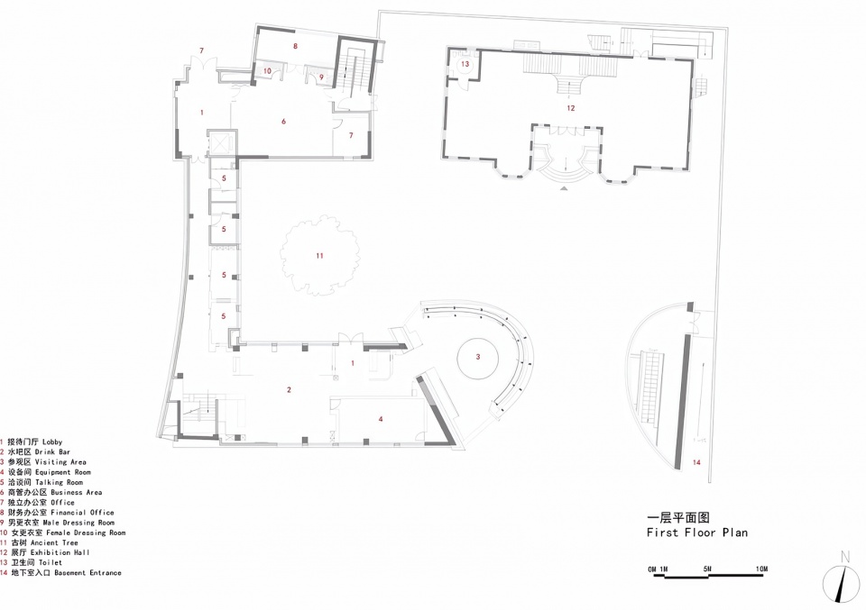 image42 一层平面图 shizikou relics protection and extension