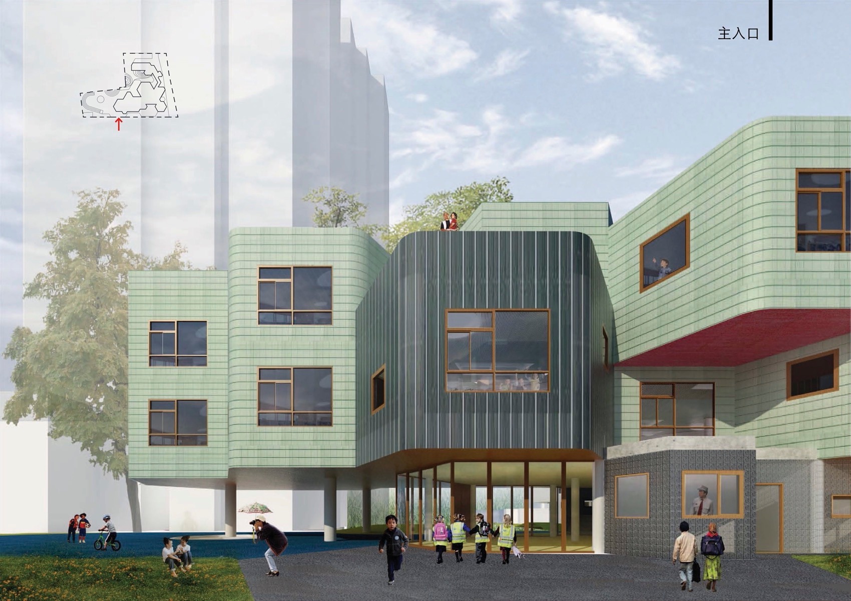 Jing’an Yuyao Road Kindergarten Branch by Atelier Liu Yuyang Architects