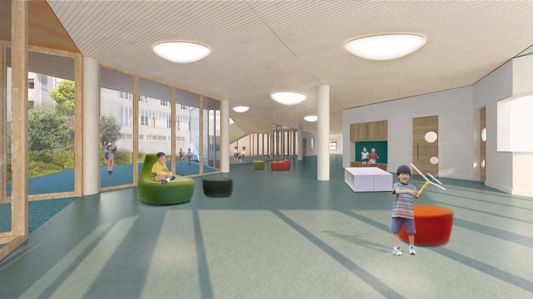 Jing’an Yuyao Road Kindergarten Branch by Atelier Liu Yuyang Architects