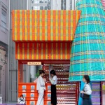 “编织城市 - 织梦屋”公共艺术装置 / 大星吉子设计工作室