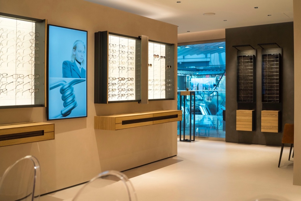 品牌展示区 ab premium optics by ww architects