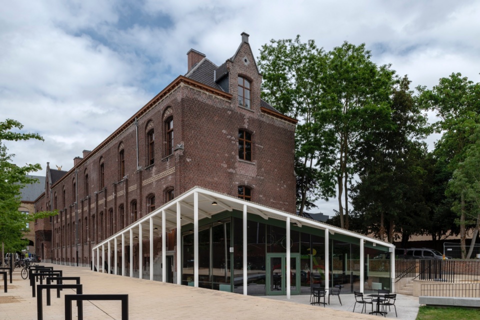 cycling museum renovation by callebaut architecten