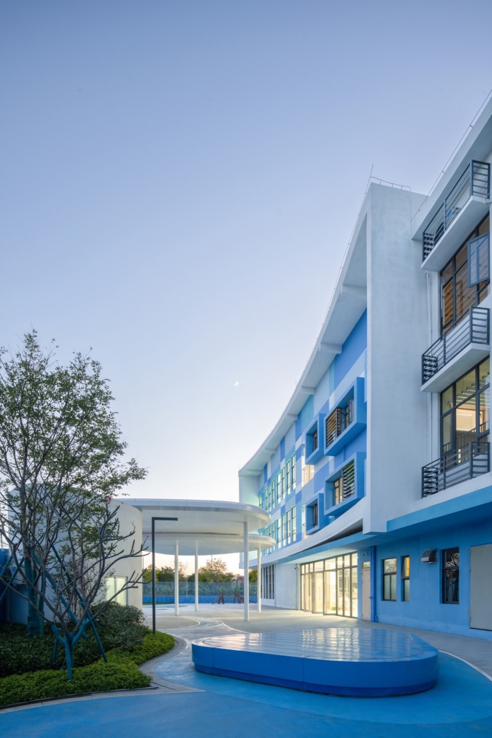 little water droplets kindergarten by atelier cns lt architects