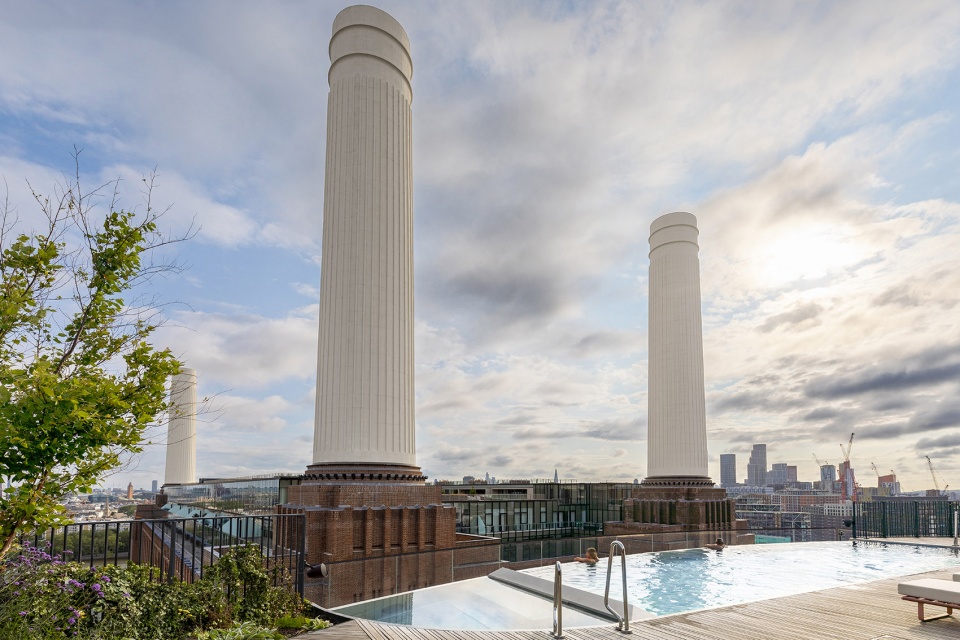50 electric boulevard and battersea roof gardens by foster partners