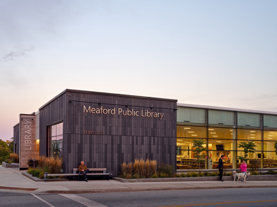 meaford public library by lga architectural partners