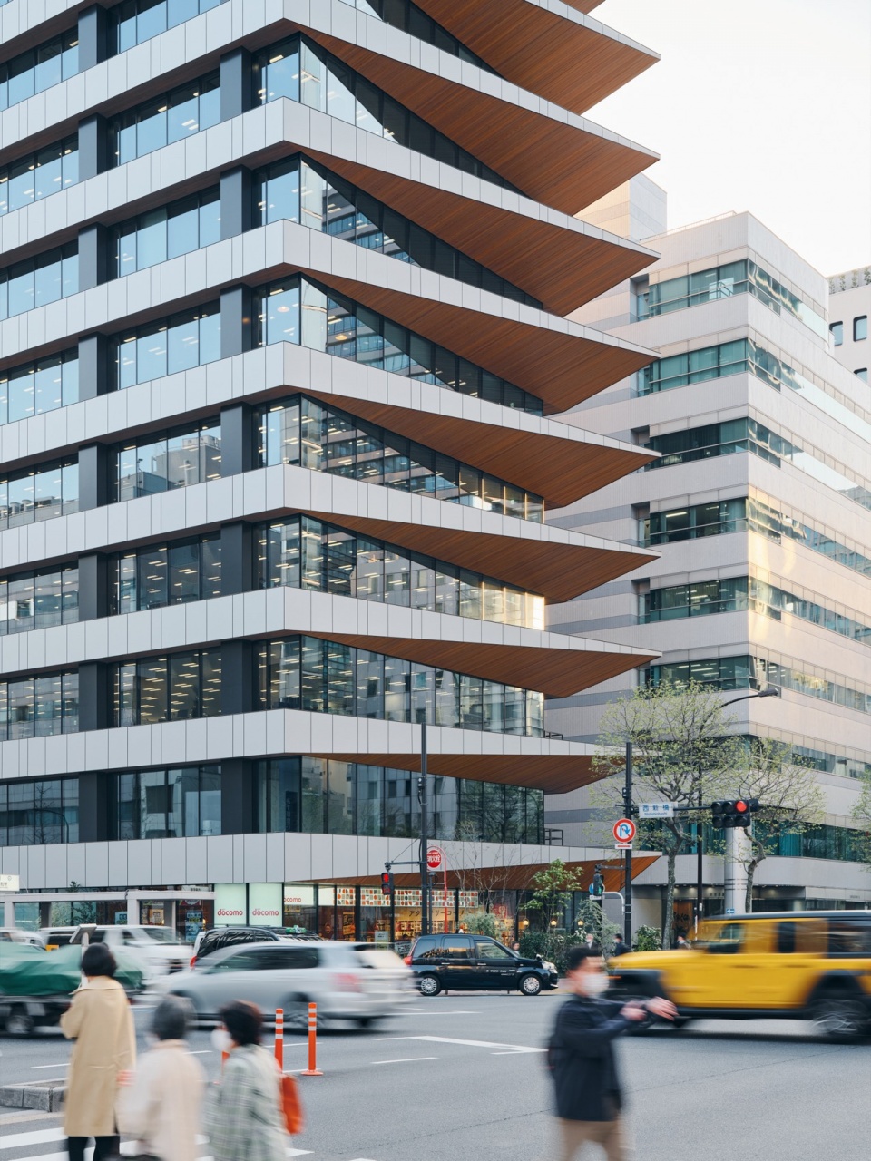 ginsen nishi shimbashi building by nikken sekkei ltd