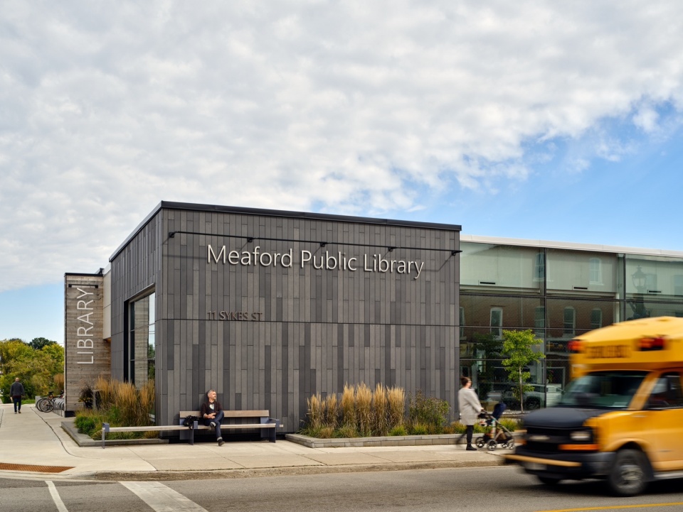 meaford public library by lga architectural partners