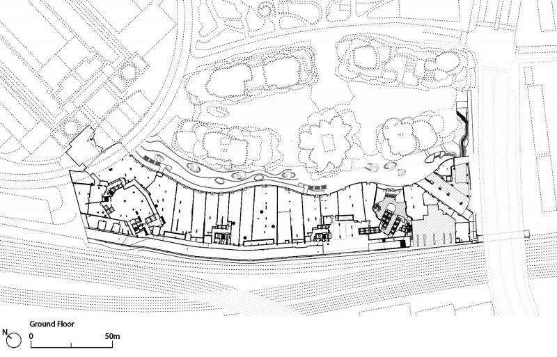 50 electric boulevard and battersea roof gardens by foster partners