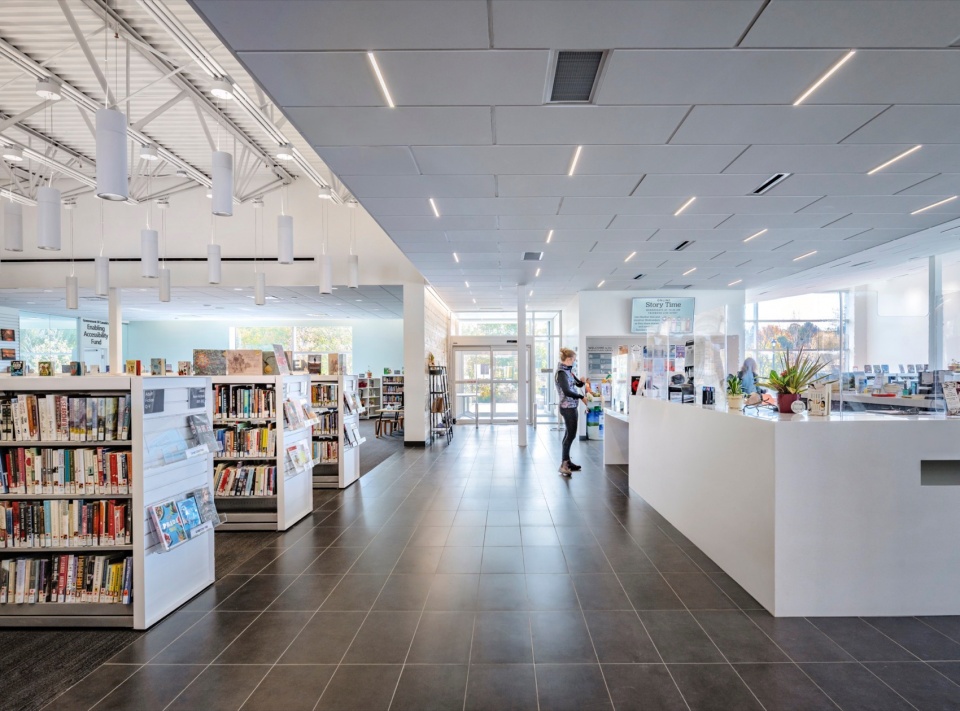 meaford public library by lga architectural partners
