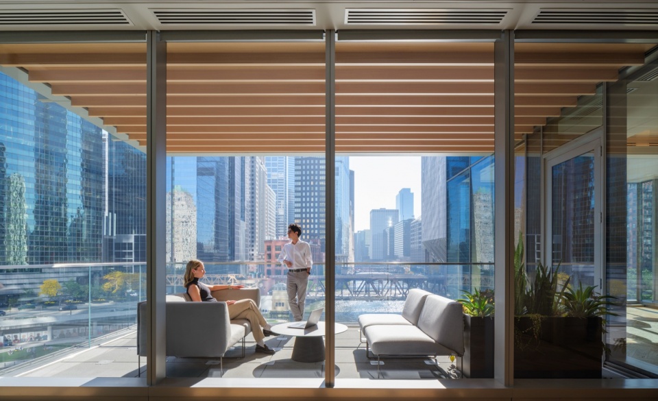 salesforce tower chicago by pelli clarke partners
