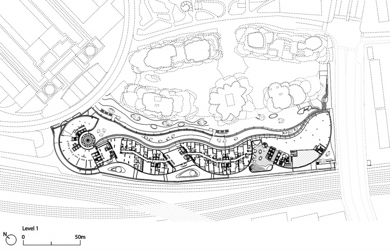 50 electric boulevard and battersea roof gardens by foster partners