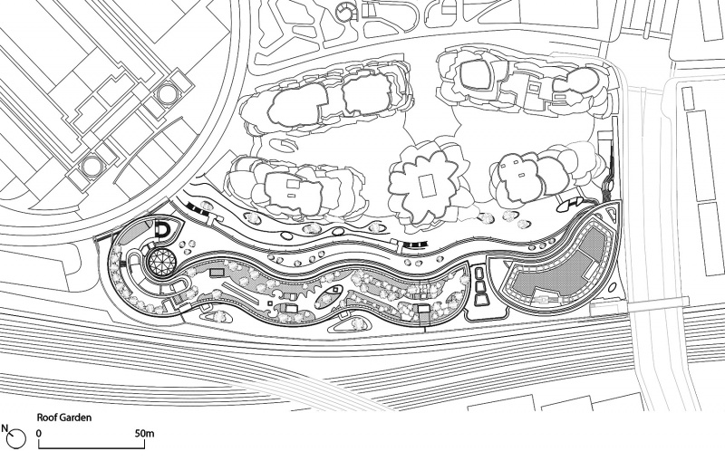 50 electric boulevard and battersea roof gardens by foster partners