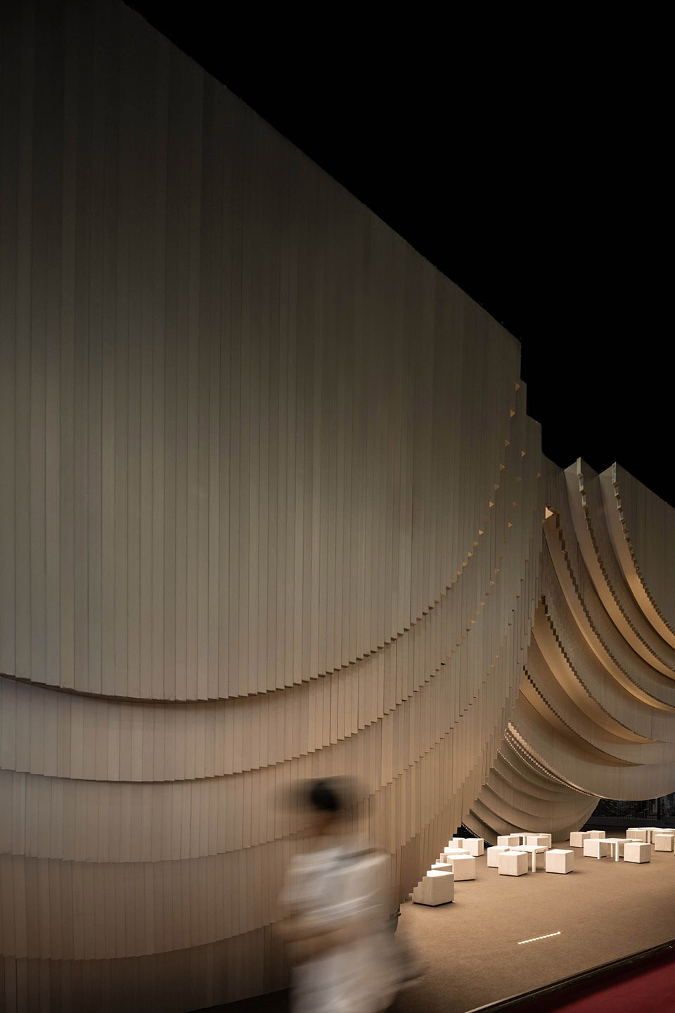 aluminum grotto and public ground by has design and research