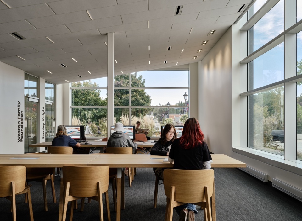 meaford public library by lga architectural partners