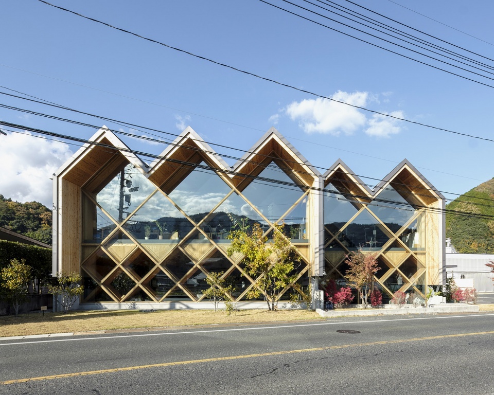 meiken lamwood corp head office by nks2 architects