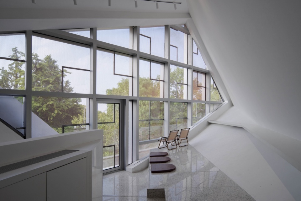 wind garden post station by isozaki huqian partners