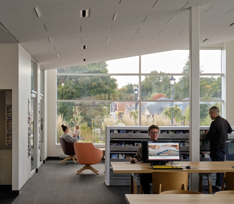 meaford public library by lga architectural partners
