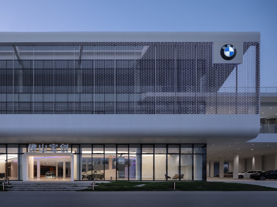 bmw foshan baochuang center by archihope uk ltd