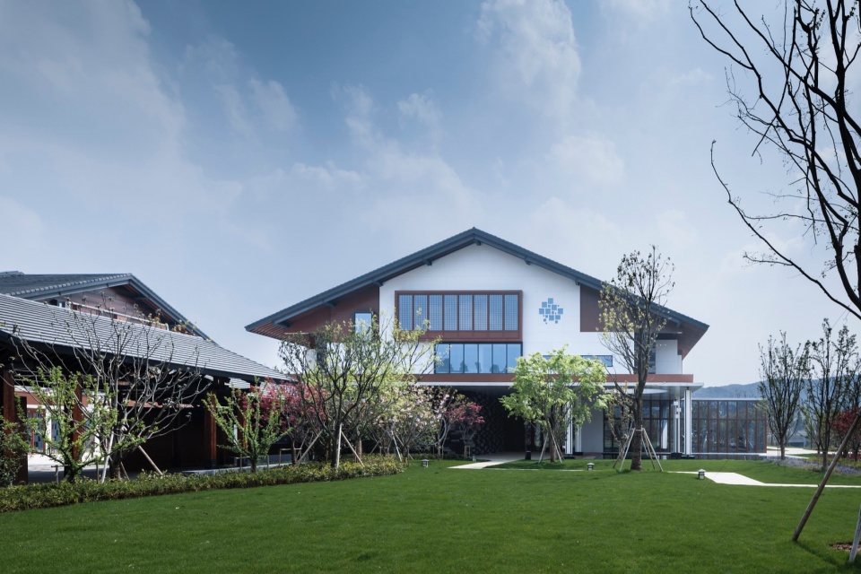 exhibition center of suzhou life and 9 town design studio for urban architecture health town by