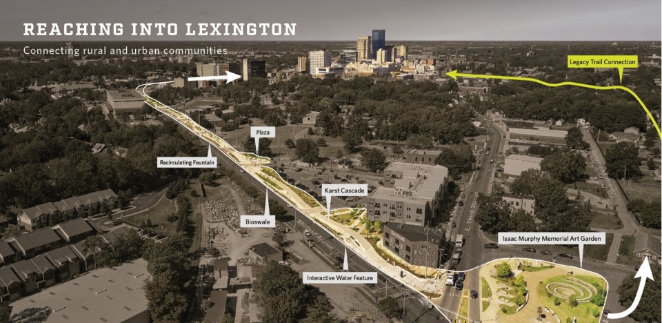 2023 ASLA An Urban Transformation in Lexington Kentucky by SCAPE Gresham Smith