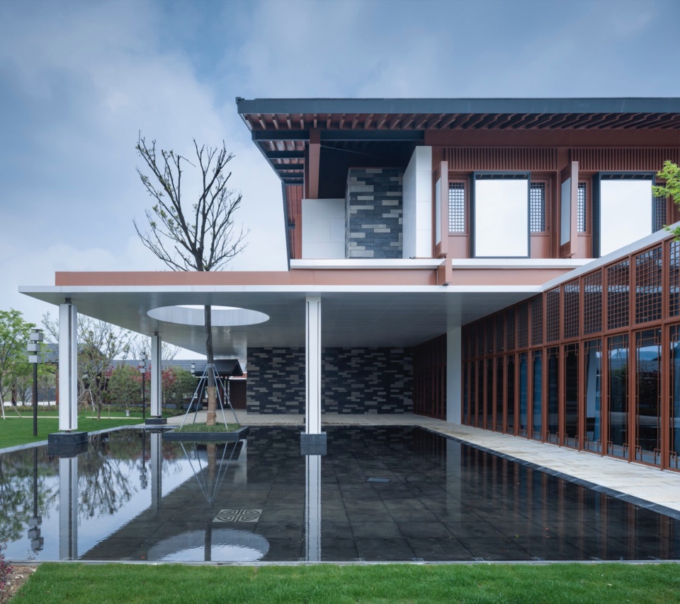 exhibition center of suzhou life and 9 town design studio for urban architecture health town by