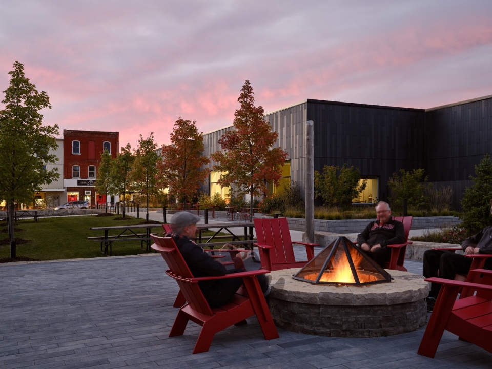 meaford public library by lga architectural partners