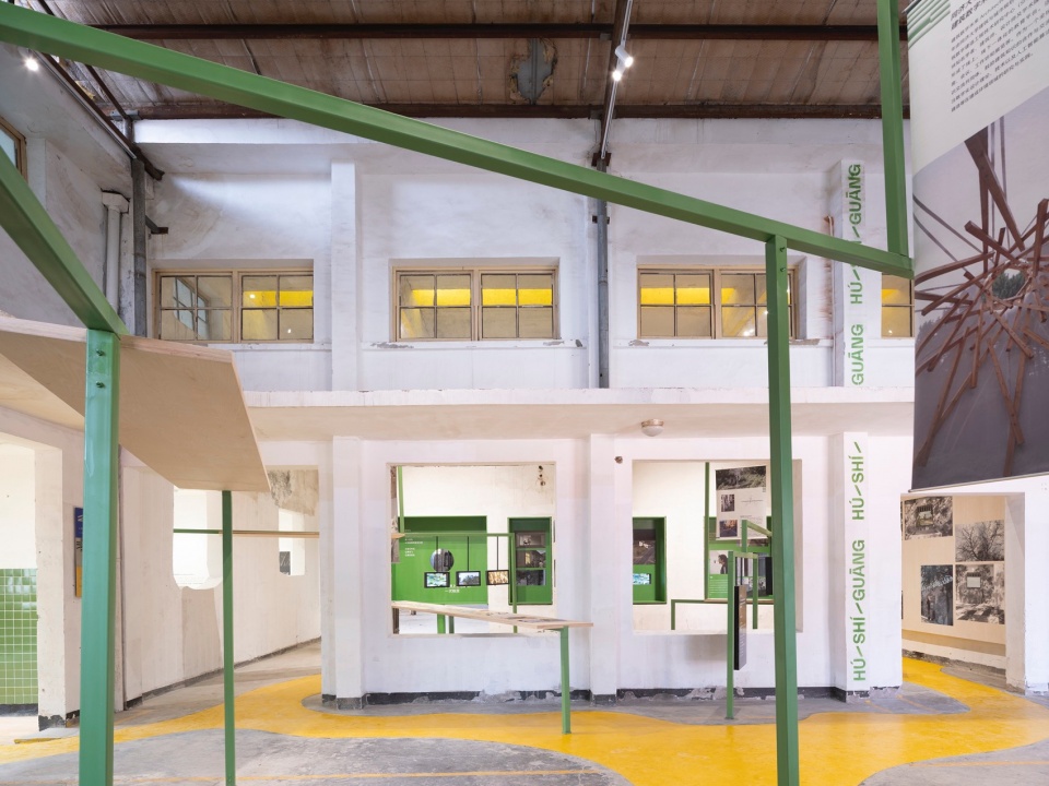 start from hushiguang exhibition south gallery space design by swoop