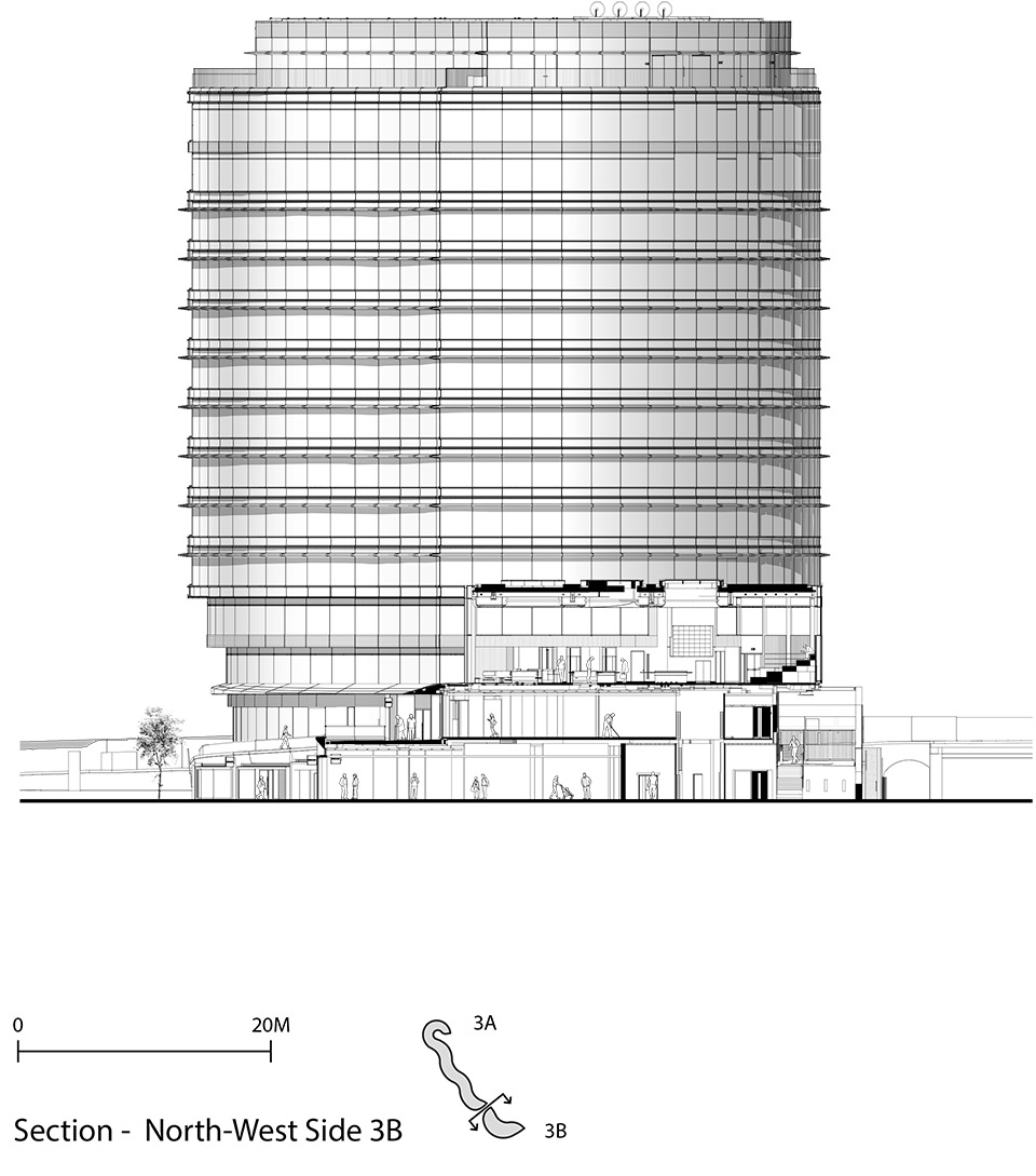 50 electric boulevard and battersea roof gardens by foster partners