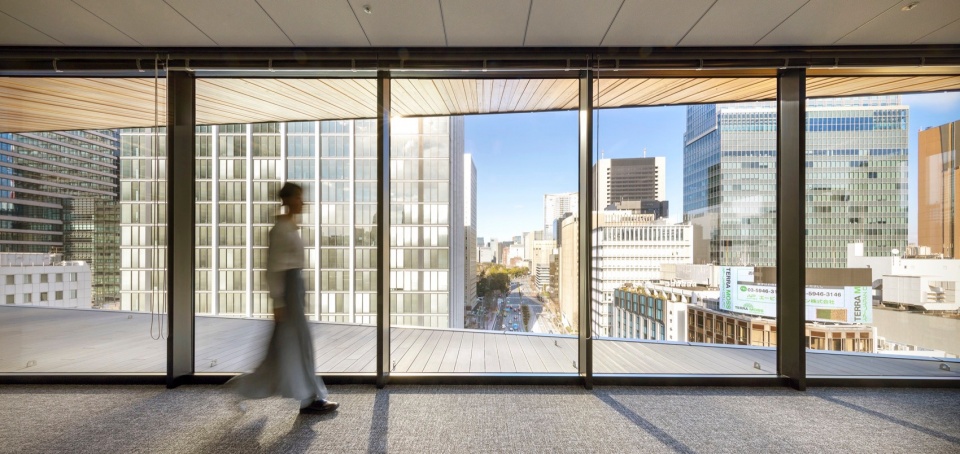 ginsen nishi shimbashi building by nikken sekkei ltd