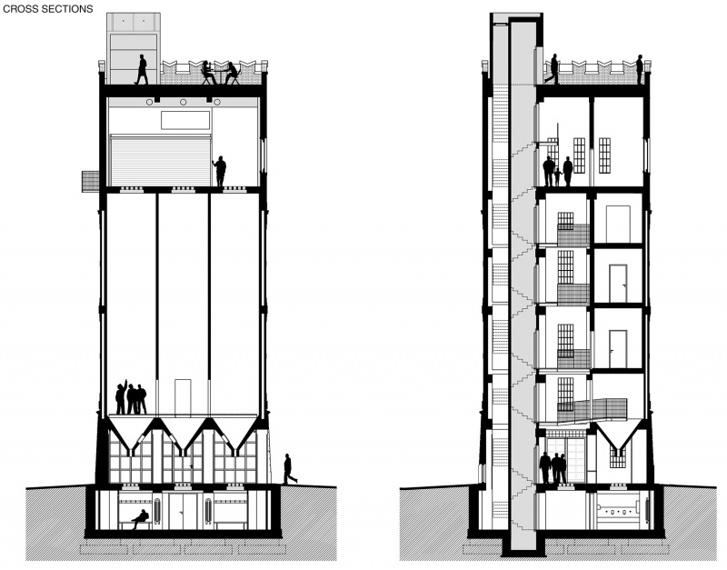 automatic mills grain silo conversion by proks prikryl architekti