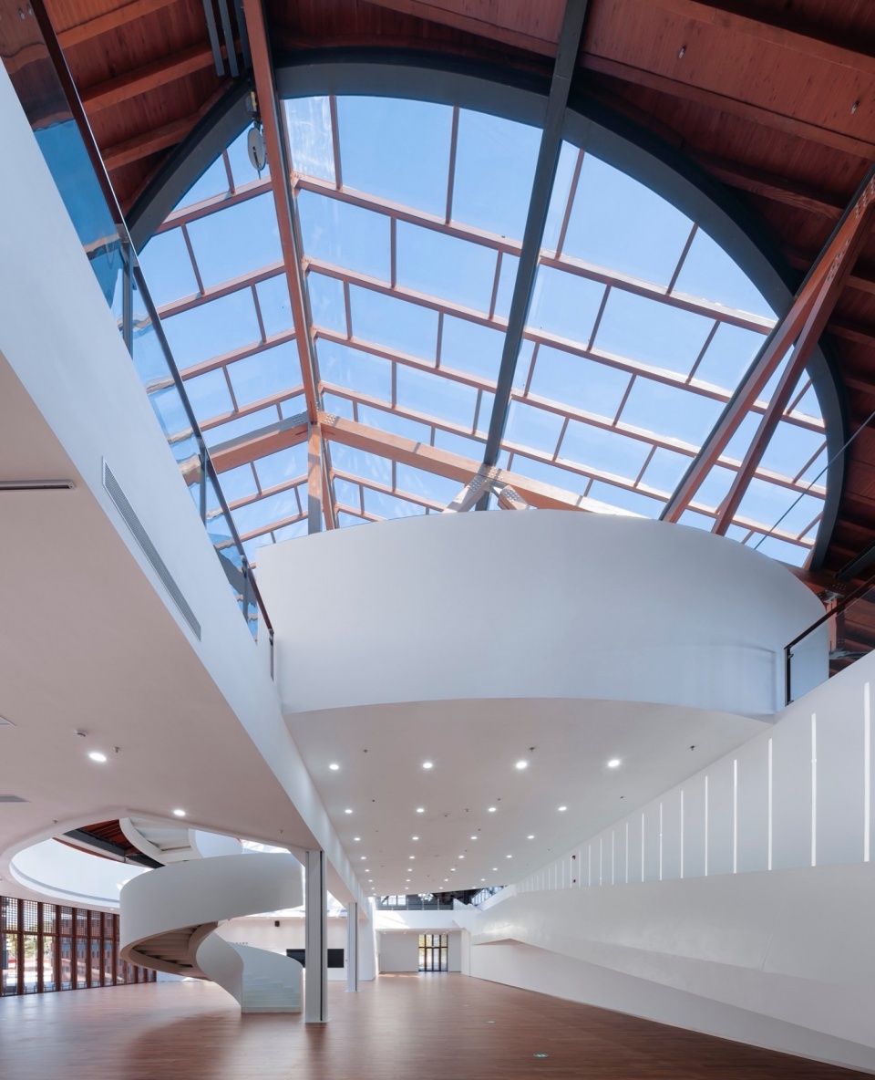 exhibition center of suzhou life and 9 town design studio for urban architecture health town by