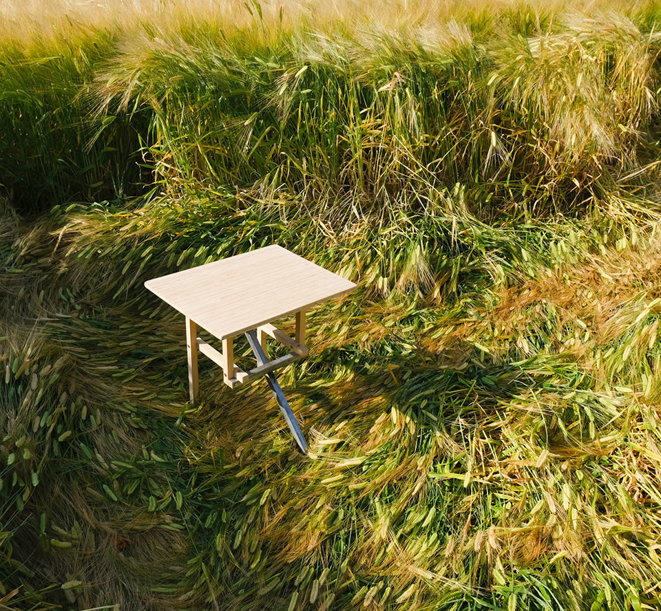 rippleless table meaningless chair by meaningless arch