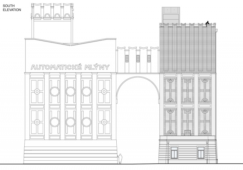 automatic mills grain silo conversion by proks prikryl architekti