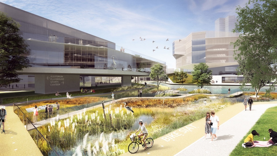 shenzhen institute of advanced technology campus design by remix studio