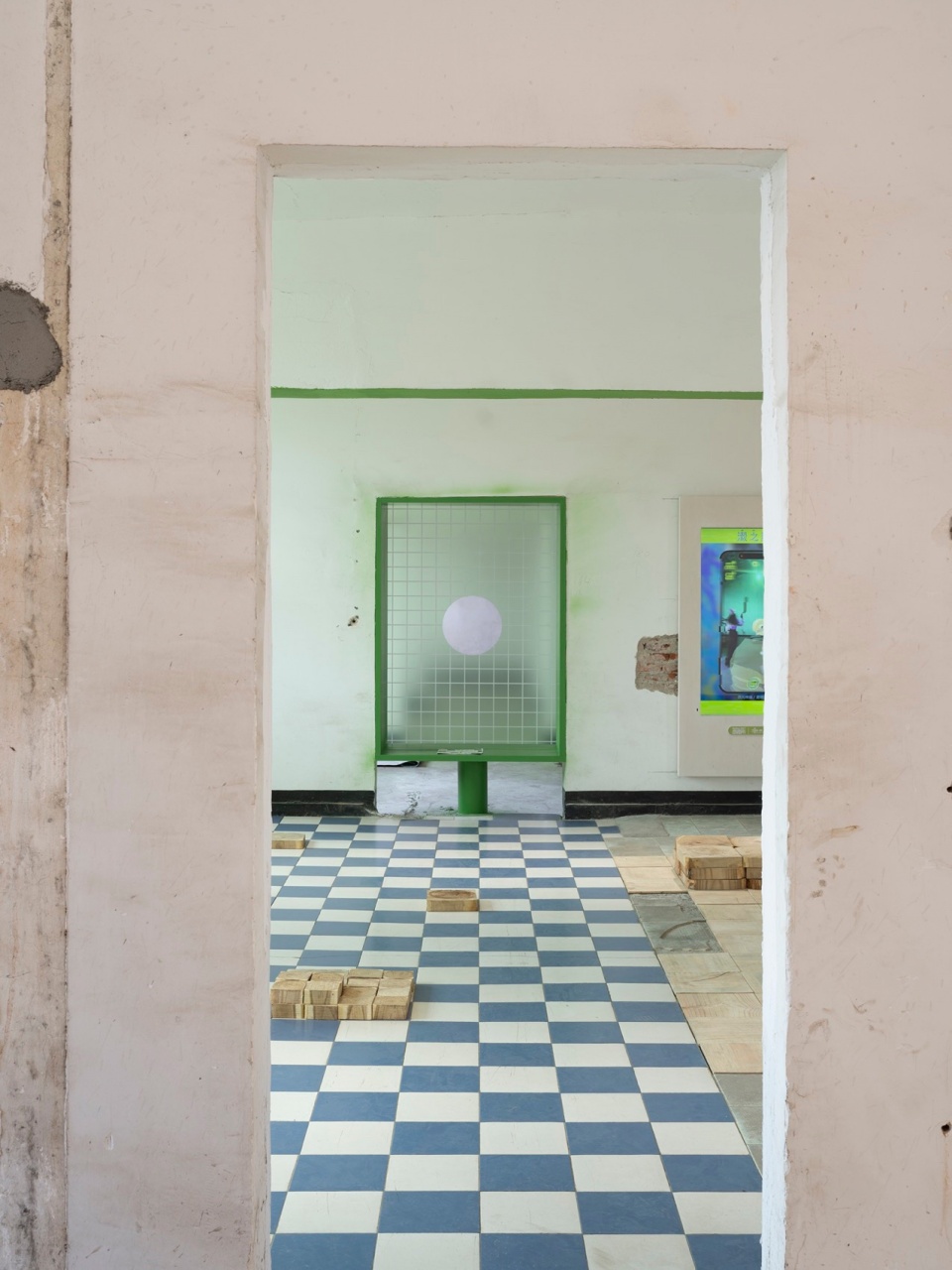 start from hushiguang exhibition south gallery space design by swoop