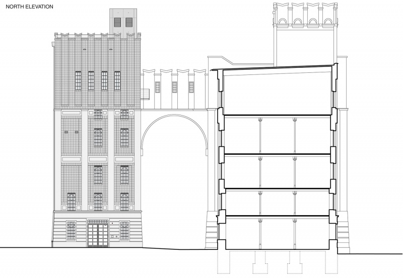 automatic mills grain silo conversion by proks prikryl architekti