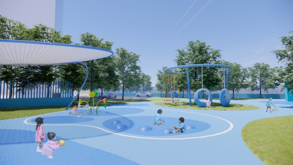 little water droplets kindergarten by atelier cns lt architects