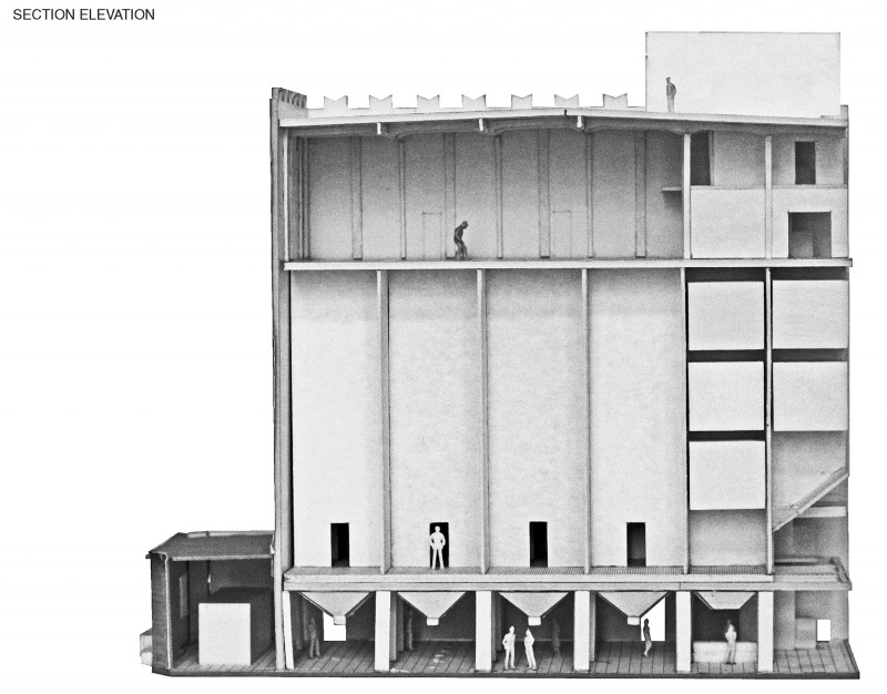 automatic mills grain silo conversion by proks prikryl architekti