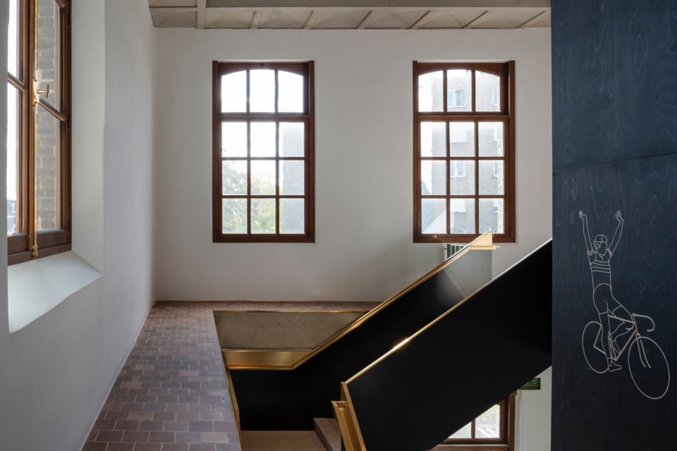 cycling museum renovation by callebaut architecten