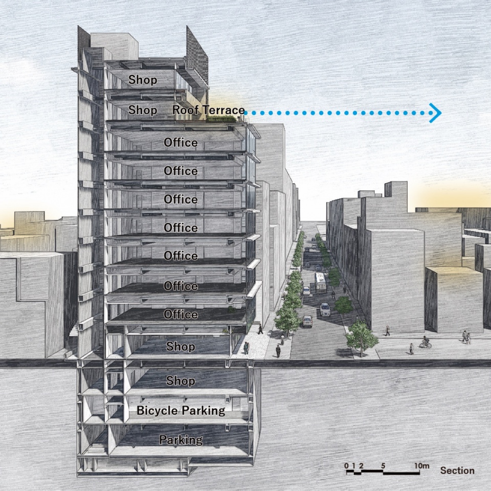 plafus kichijoji by nikken sekkei ltd