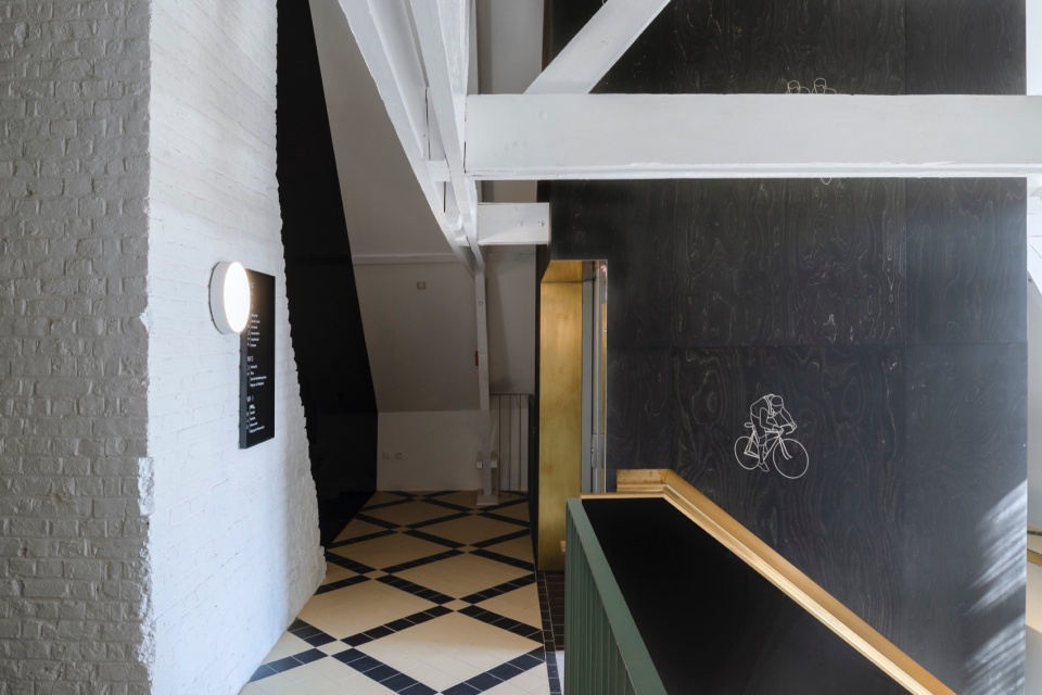 cycling museum renovation by callebaut architecten