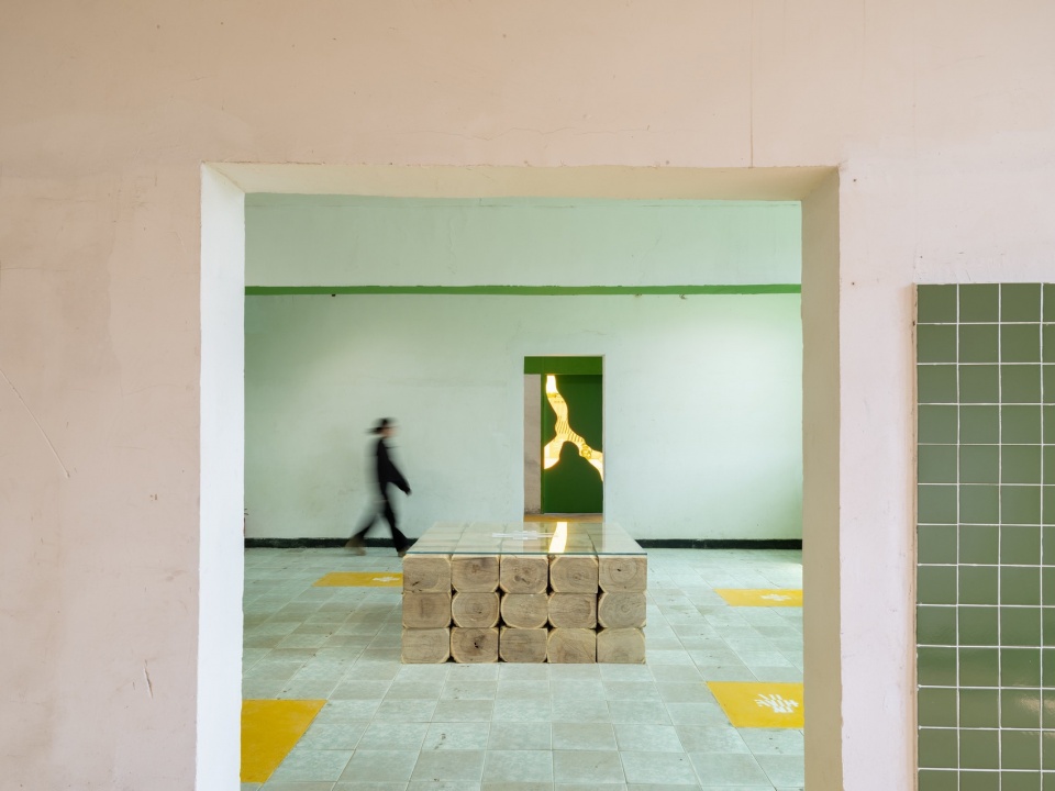 start from hushiguang exhibition south gallery space design by swoop