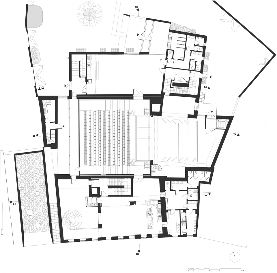 jirasek theatre reconstruction by adam rujbr architects