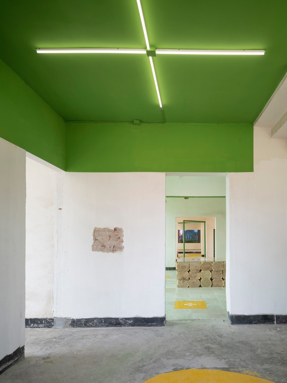 start from hushiguang exhibition south gallery space design by swoop