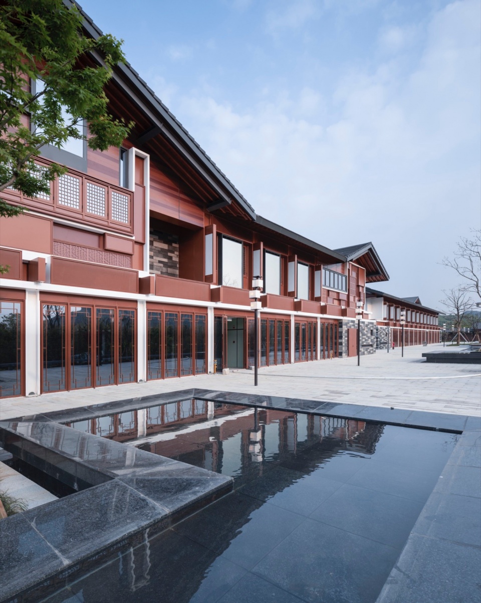 exhibition center of suzhou life and 9 town design studio for urban architecture health town by