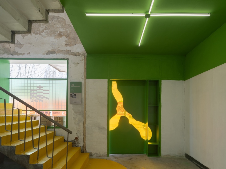 start from hushiguang exhibition south gallery space design by swoop